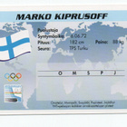 Jääkiekko Keräilysarja 1994 n:o 18 MARKO KIPRUSOFF - pikkukuva 2