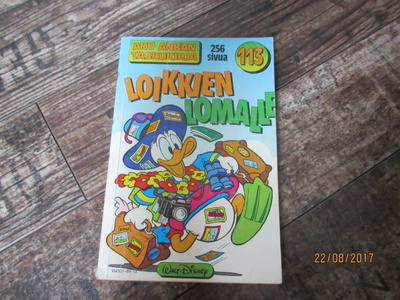 Aku Ankan taskukirja 113 - Loikkien Lomalle (1.Painos)