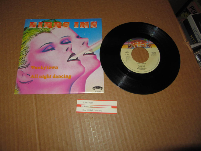 Lipps Inc 7" Funkytown / All Night Dancing, PS v.1979