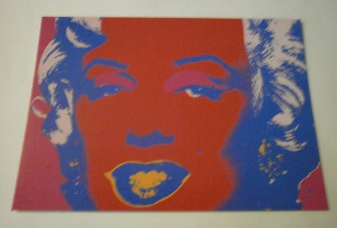 Andy Warhol: Marilyn Monroe (1967), näyttelyn mainospk, ei p