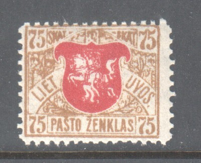 Liettua 1919 75 sk vesileima 2 **