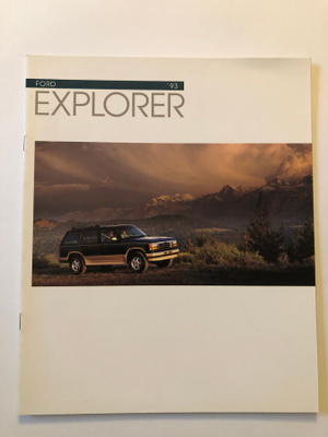 Myyntiesite - Ford Explorer - 8/1992