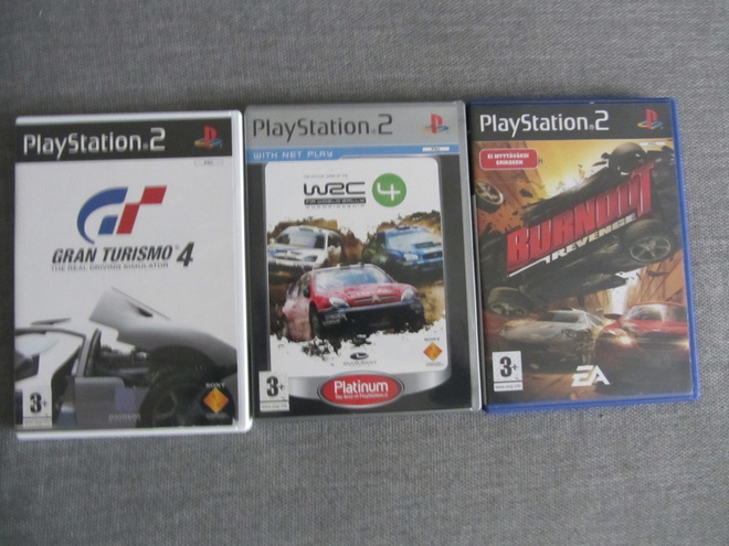 Ps2 Gran Turismo 4,WRC 4,Burnout Revenge