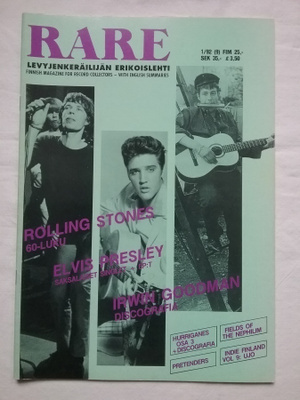 Levyjenkeräilijän erikoislehti RARE #9 (1/1992)