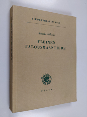 Kaarlo Hilden : Yleinen talousmaantiede