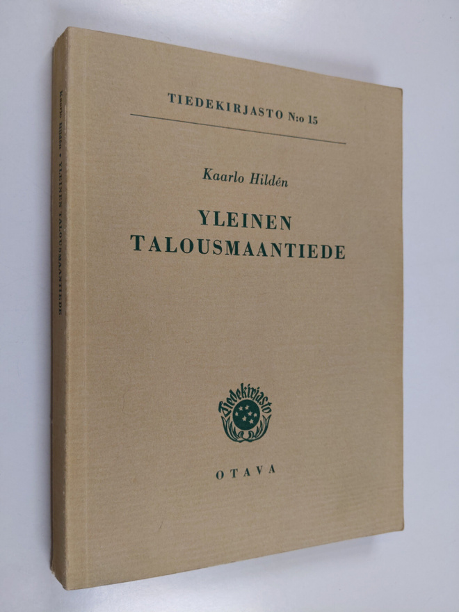 Kaarlo Hilden : Yleinen talousmaantiede