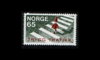 Norja 582 ** Liikenneturvallisuus (1969)
