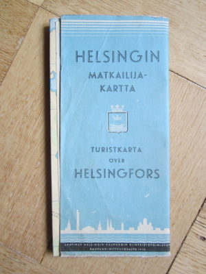 HELSINKI MATKAILIJAKARTTA OLYMPIALAISIIN 1952