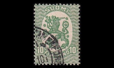 90 o M-17 10p vihreä (1919)