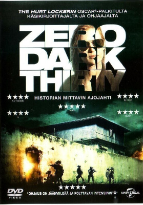 dvd, Zero Dark Thirty [sota, draama]