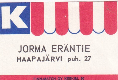 Haapajärvi, Jorma Eräntie     b585
