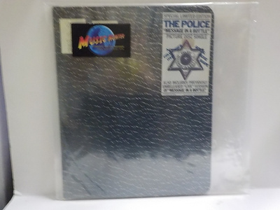 THE POLICE - MESSAGE IN A BOTTLE EX/EX 10" SHAPED VINYL