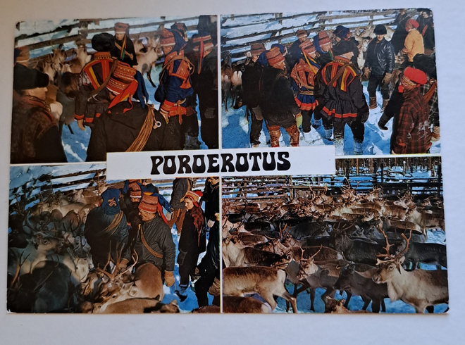 Lappi , poroerotus, kulkematon, postimerkki on