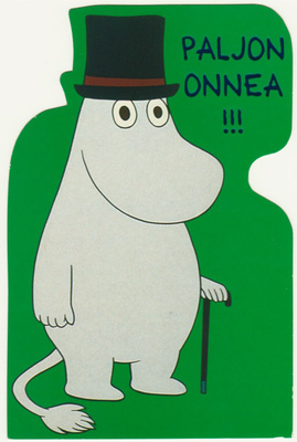 Muumit : Paljon Onnea! - postikortti