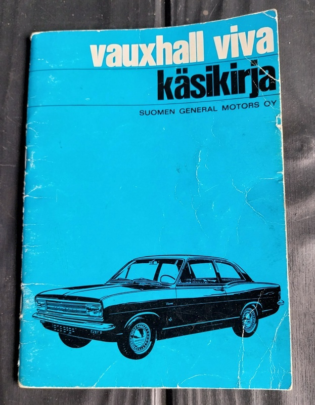 VAUXHALL VIVA käsikirja 1970