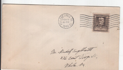 USA FDC 1940 Poets