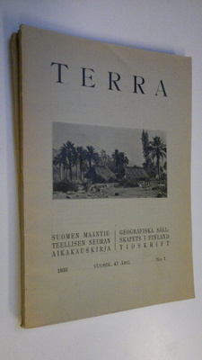 Terra 1935 n:o 1-4 : Suomen maantieteellisen seuran aikak...