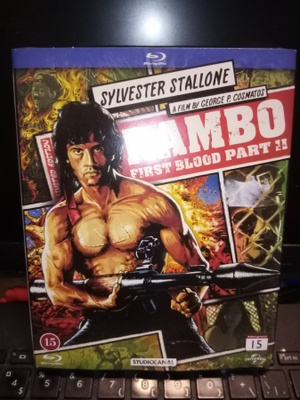 BLU-RAY RAMBO FIRST BLOOD PART II ( UUSI) SIS POSTIKULU