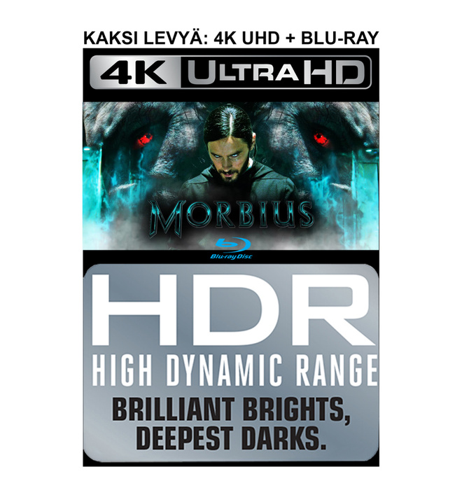 UUSI MORBIUS (2022) 4K UHD HDR + BLU-RAY - ILMAINEN TOIMITUS