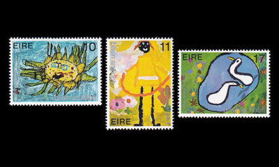 Irlanti 401-3 ** Kansainvälinen lasten vuosi (1979)