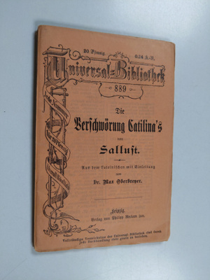 Sallust : Die Verschwörung Catilina's