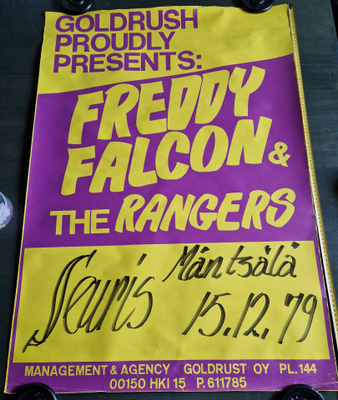 Freddy Falcon & The Rangers Keikkaju 1979.liste