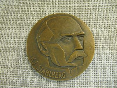 K.J.Ståhlberg mitali 1968 /Johan Finne 1968.