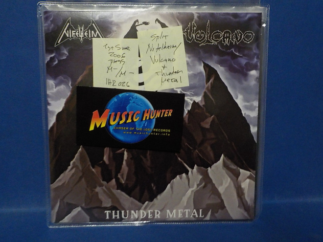 NIFELHEIM / VULCANO - THUNDER METAL M-/M- 1ST SWE 2006 7"