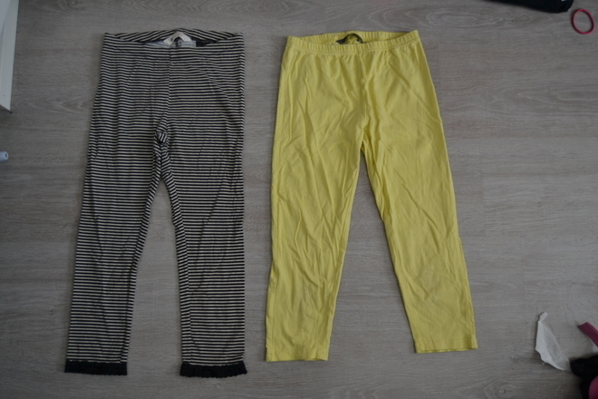 H&M raidalliset caprit 152cm ja Young spirit caprit 152cm