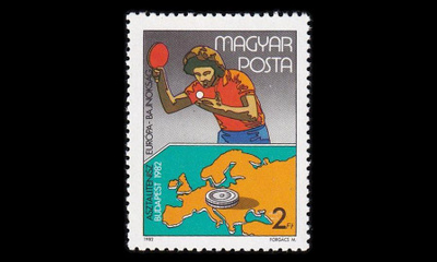 Unkari 3547 ** Pöytätenniksen EM-kilpailut (1982)