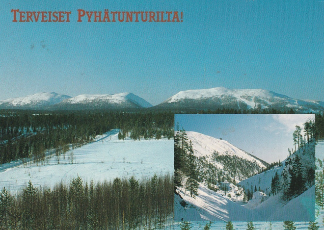 Postikortti, PYHÄTUNTURI, erikoisleima