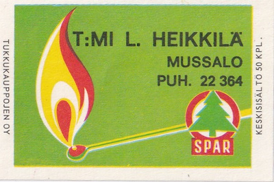 Mussalo, T:mi L. Heikkilä SPAR  , b431