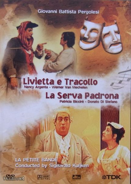 PERGOLESI: Livietta e Tracollo / La Serva Padrona DVD *UUSI