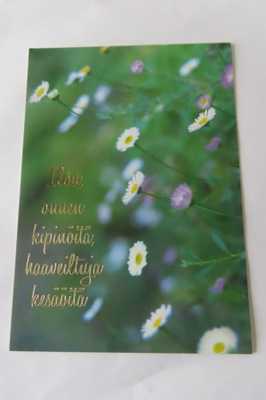 Ilon onnen kipinöitä, haaveiltuja kesäöitä...