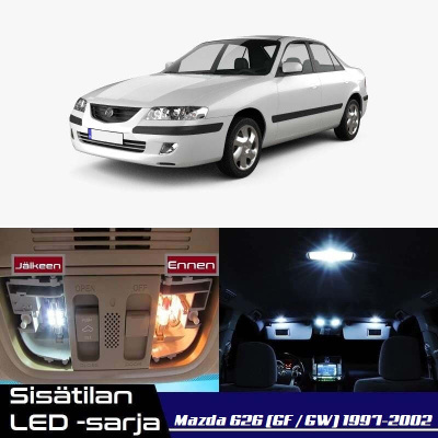 Mazda 626 (GF/GW) Sisätilan LED-sarja 11-osainen