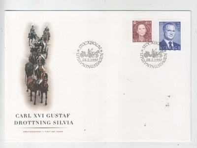 Ruotsi FDC 1997 kuninkaalliset