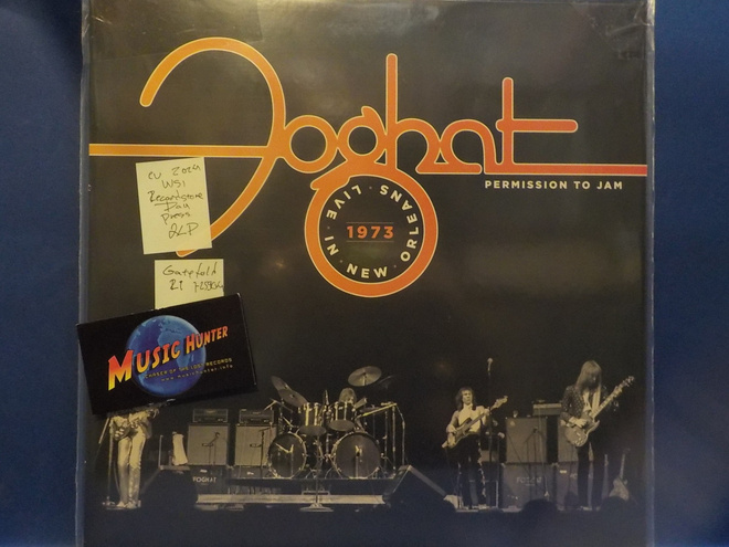FOGHAT-PERMISSION TO JAM-LIVE IN NEW ORLEANS 1973 - UUSI 2LP