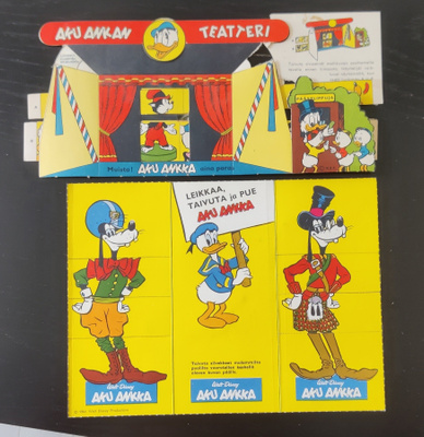 Aku Ankka tilaajalahja teatteri + 1964 härpäke