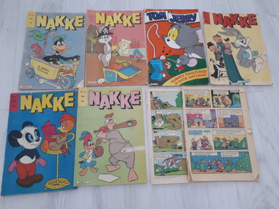 Nakke sarjakuvat, -71, -78, -82, -85, -87