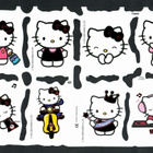 MLP F3018 - Kiiltokuva-arkki - Hello Kitty - pikkukuva 1