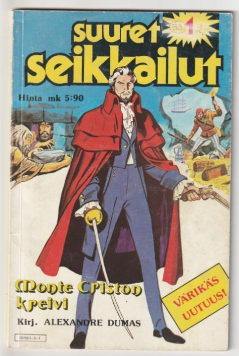 Suuret Seikkailut 1 - Monte Criston Kreivi (Marvel)