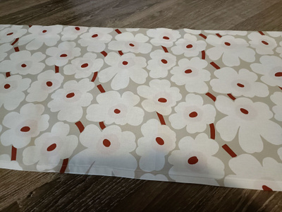 Marimekko Mini Unikko-kappaverho tankokujalla