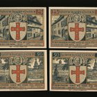 Saksa Notgeld 2 x 25, 2 x 50, 2 x 75 Pfg, Eisenach 1922 - pikkukuva 3