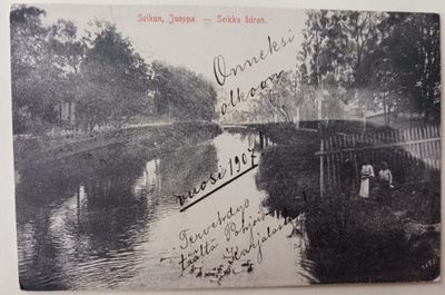 Pori, Seikun Juoppa, asutusta, väkeä, p. 1906