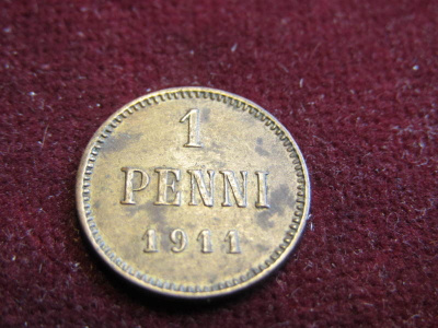 1 penni 1911