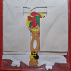 Vintage joulukalenteri uusi 41×36cm - pikkukuva 2