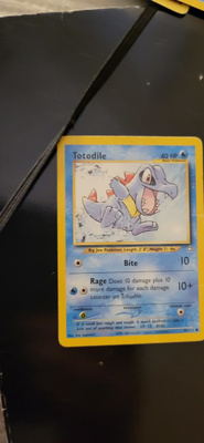 Totodile #80 Pokemon Neo Genesis card