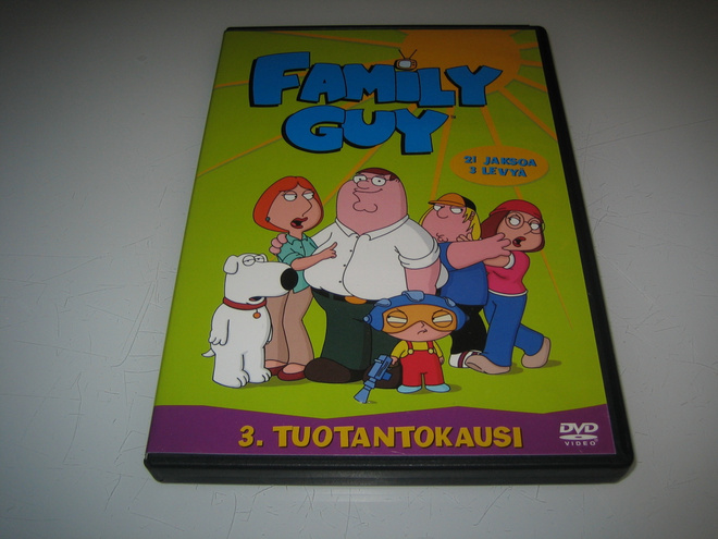 Family Guy 3. Tuotantokausi **3 x DVD**
