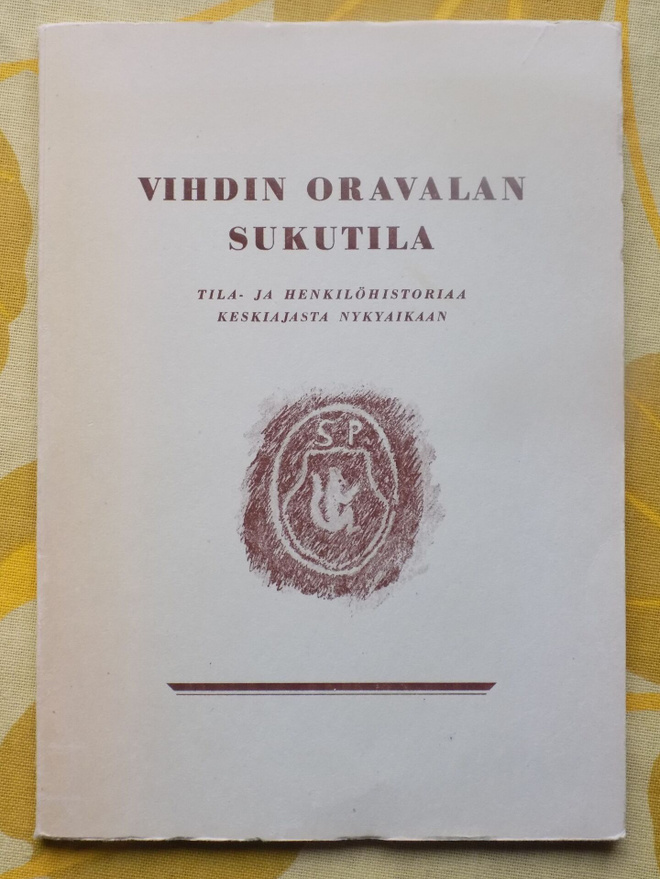 Kaarlo Soikkeli:  VIHDIN ORAVALAN SUKUTILA