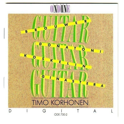 cd, Timo Korhonen: Brouwer, Donatoni, Koskelin, Ginastera [c